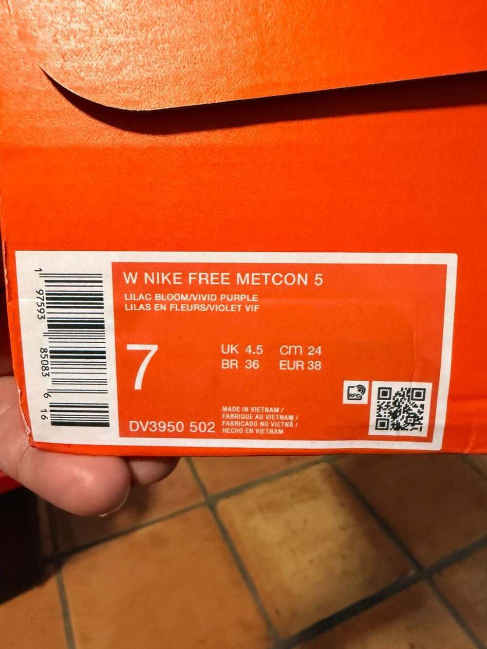 Nike Free Metcon 5 Women's Training Shoes - Size 7W / 5.5M - Picture 10 of 10